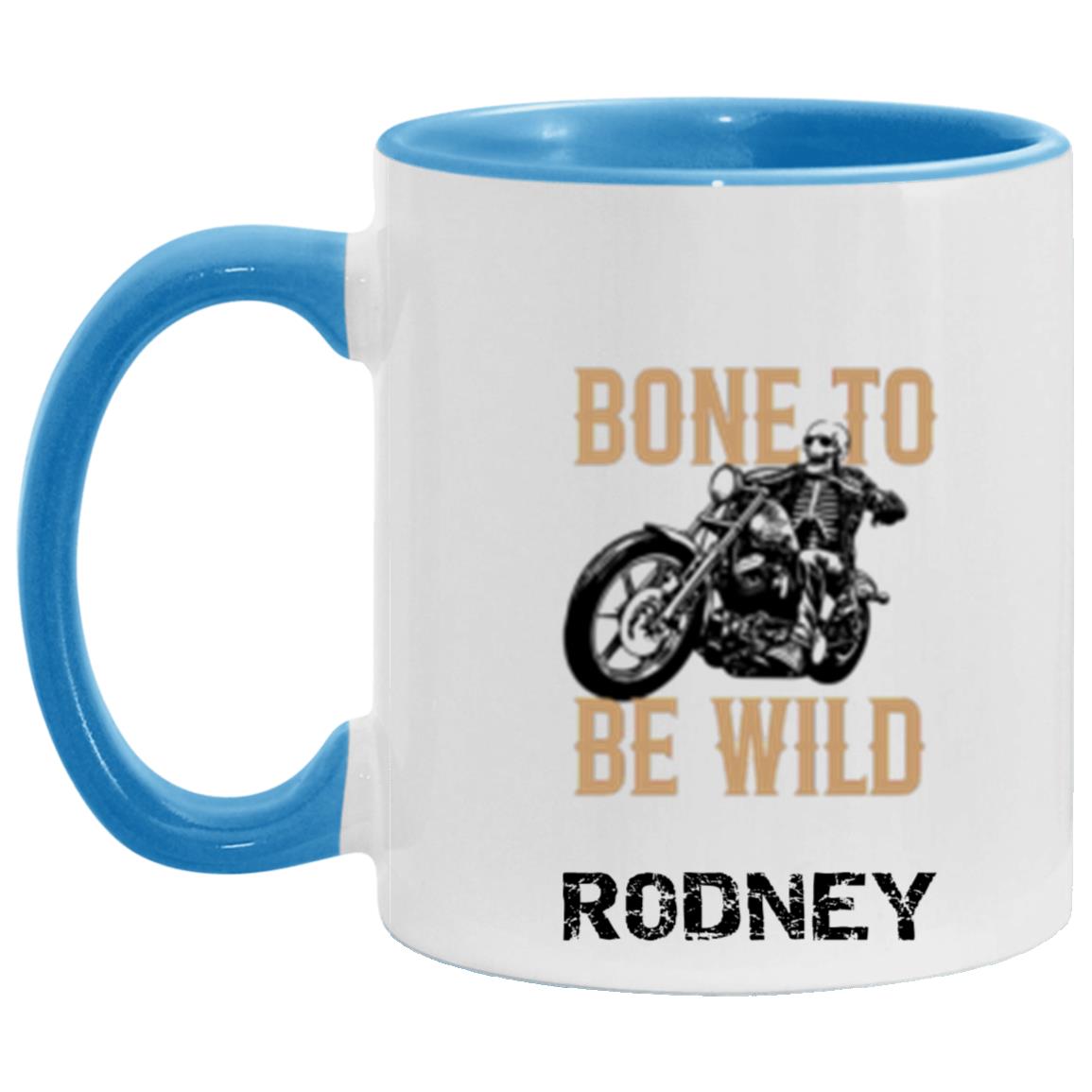 Personalized Accent Mug "Bone To Be Wild"