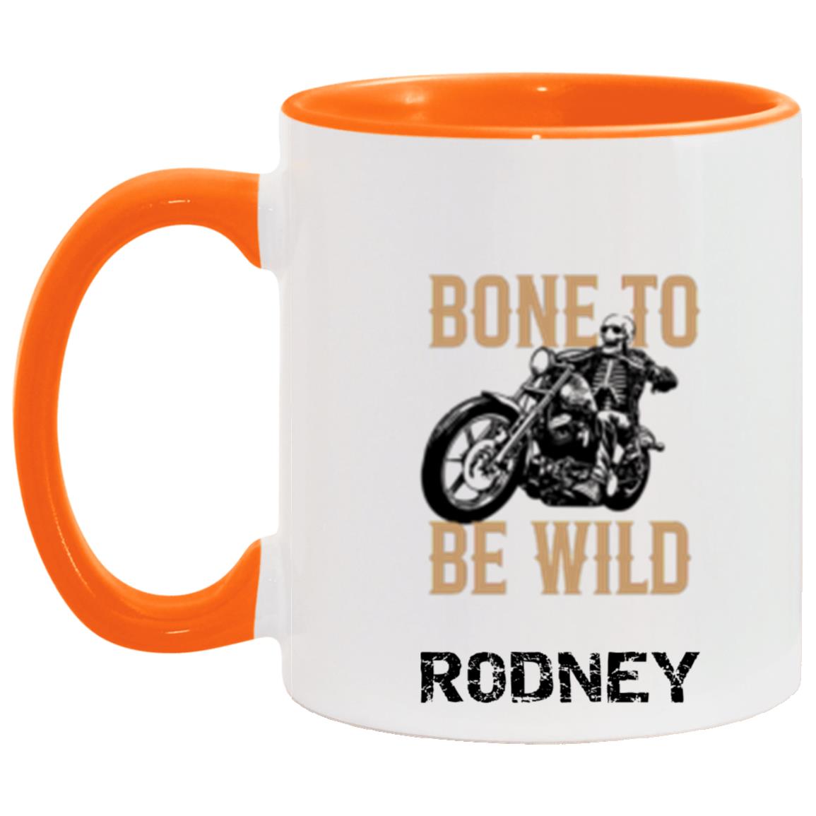 Personalized Accent Mug "Bone To Be Wild"