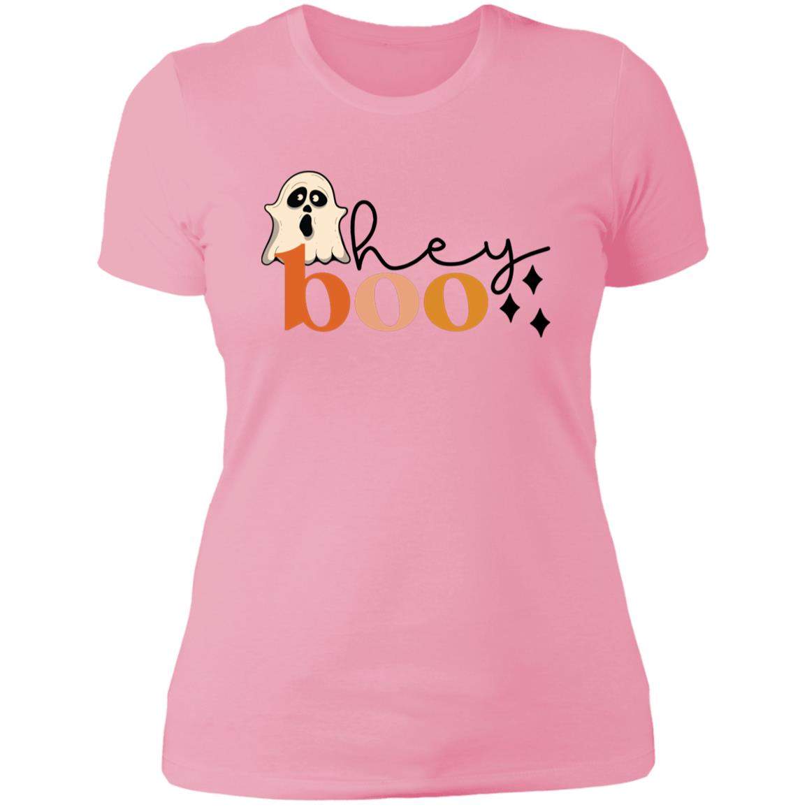 Custom Ladies' Boyfriend T-Shirt "Hey Boo"