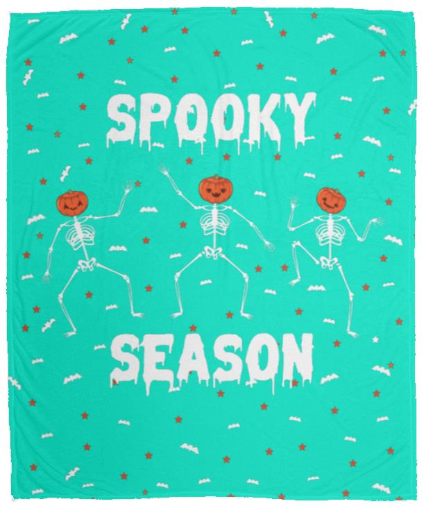 Custom Halloween Movie Blanket "Spooky Season"