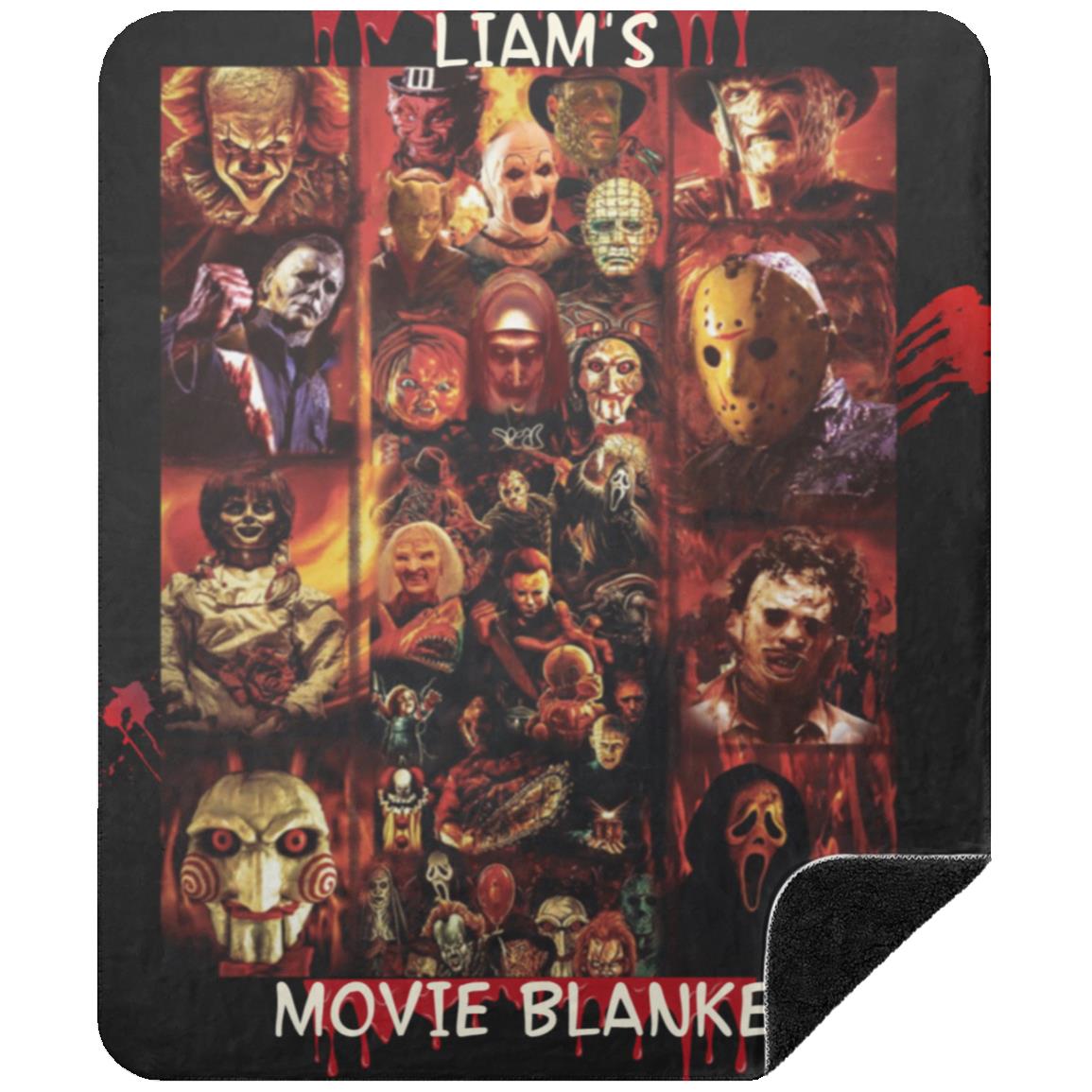 Personalized Horror Movie Blanket