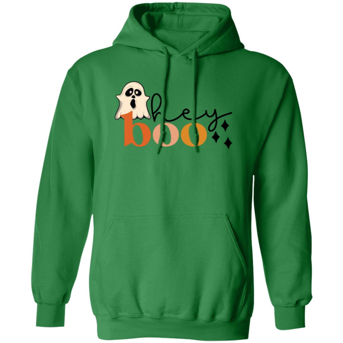 Custom Pullover Hoodie "Hey Boo"