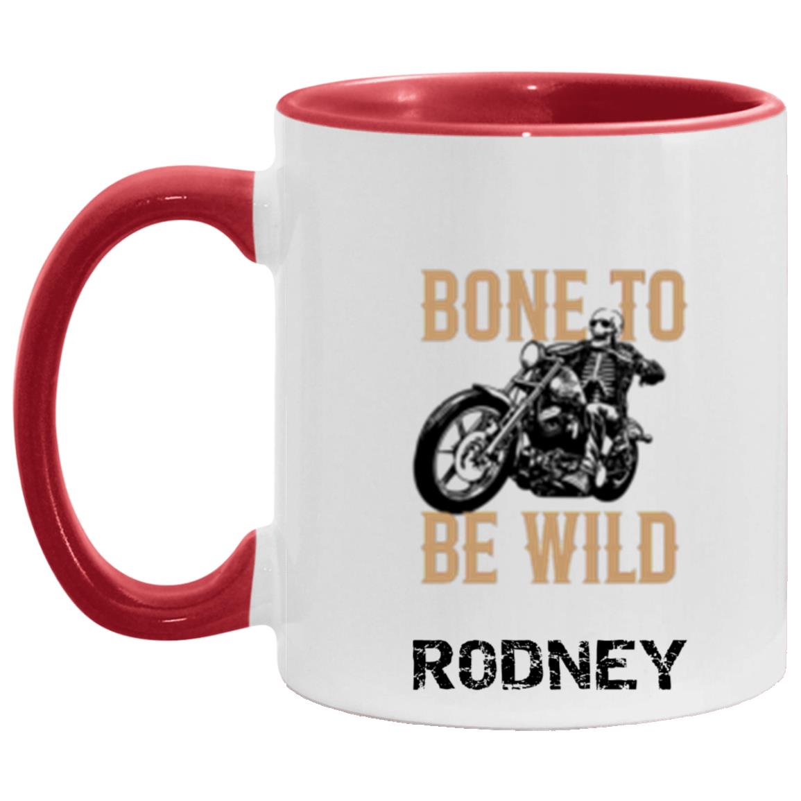 Personalized Accent Mug "Bone To Be Wild"