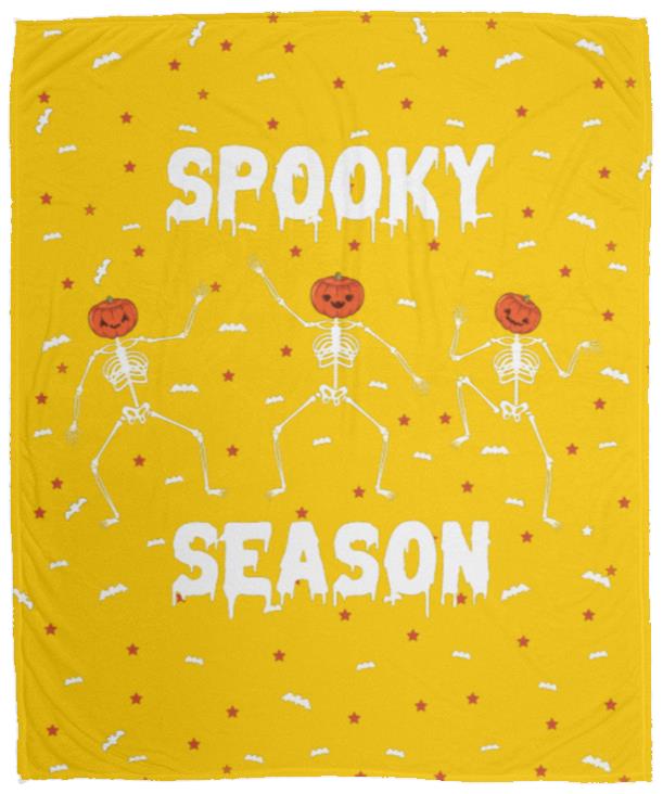 Custom Halloween Movie Blanket "Spooky Season"