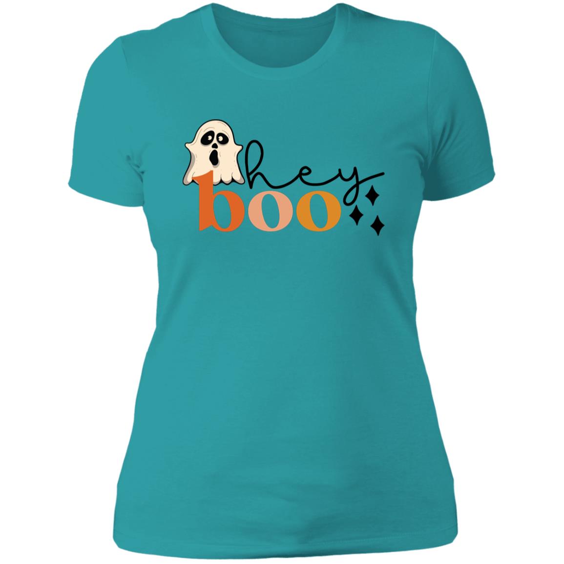 Custom Ladies' Boyfriend T-Shirt "Hey Boo"