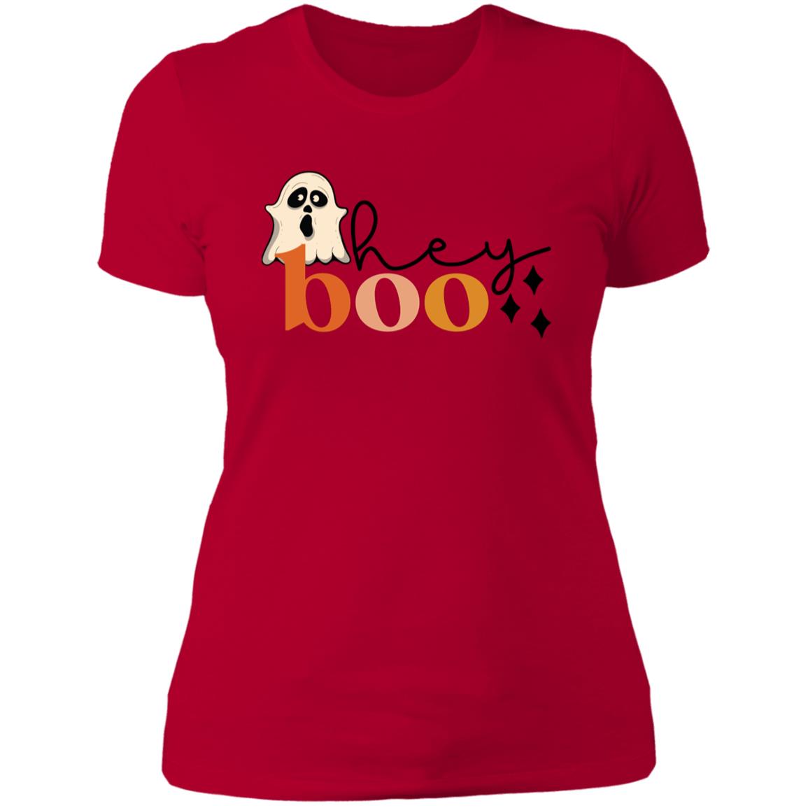 Custom Ladies' Boyfriend T-Shirt "Hey Boo"