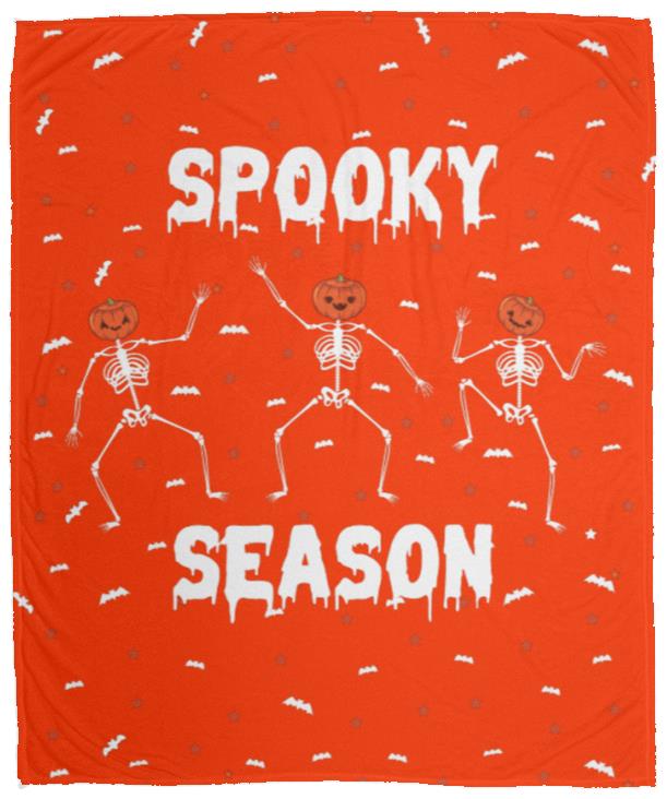 Custom Halloween Movie Blanket "Spooky Season"