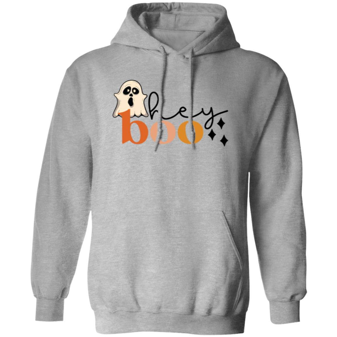 Custom Pullover Hoodie "Hey Boo"