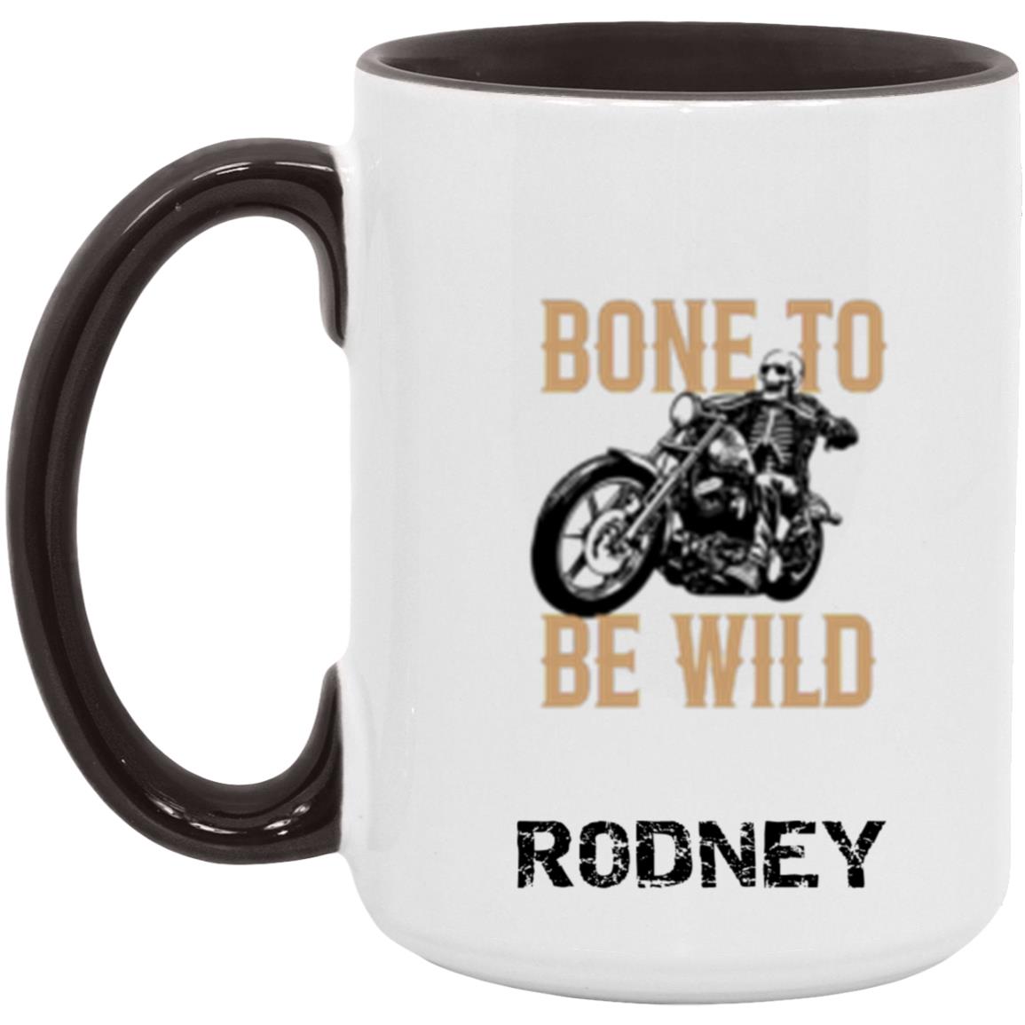 Personalized Accent Mug "Bone To Be Wild"