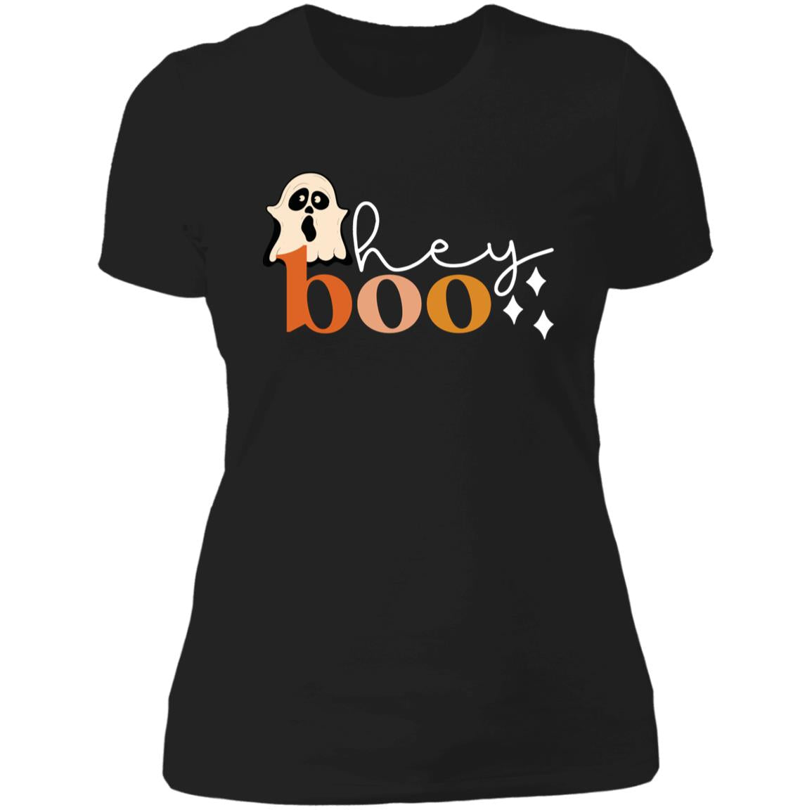 Custom Ladies' Boyfriend T-Shirt "Hey Boo"