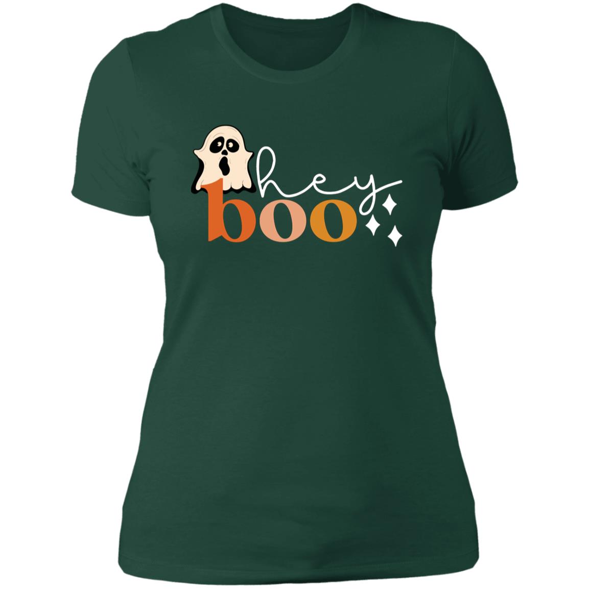 Custom Ladies' Boyfriend T-Shirt "Hey Boo"