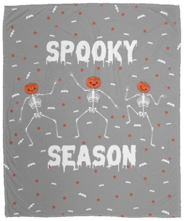 Custom Halloween Movie Blanket "Spooky Season"