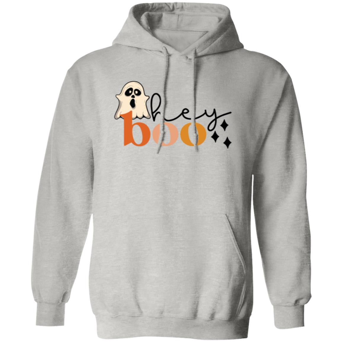 Custom Pullover Hoodie "Hey Boo"