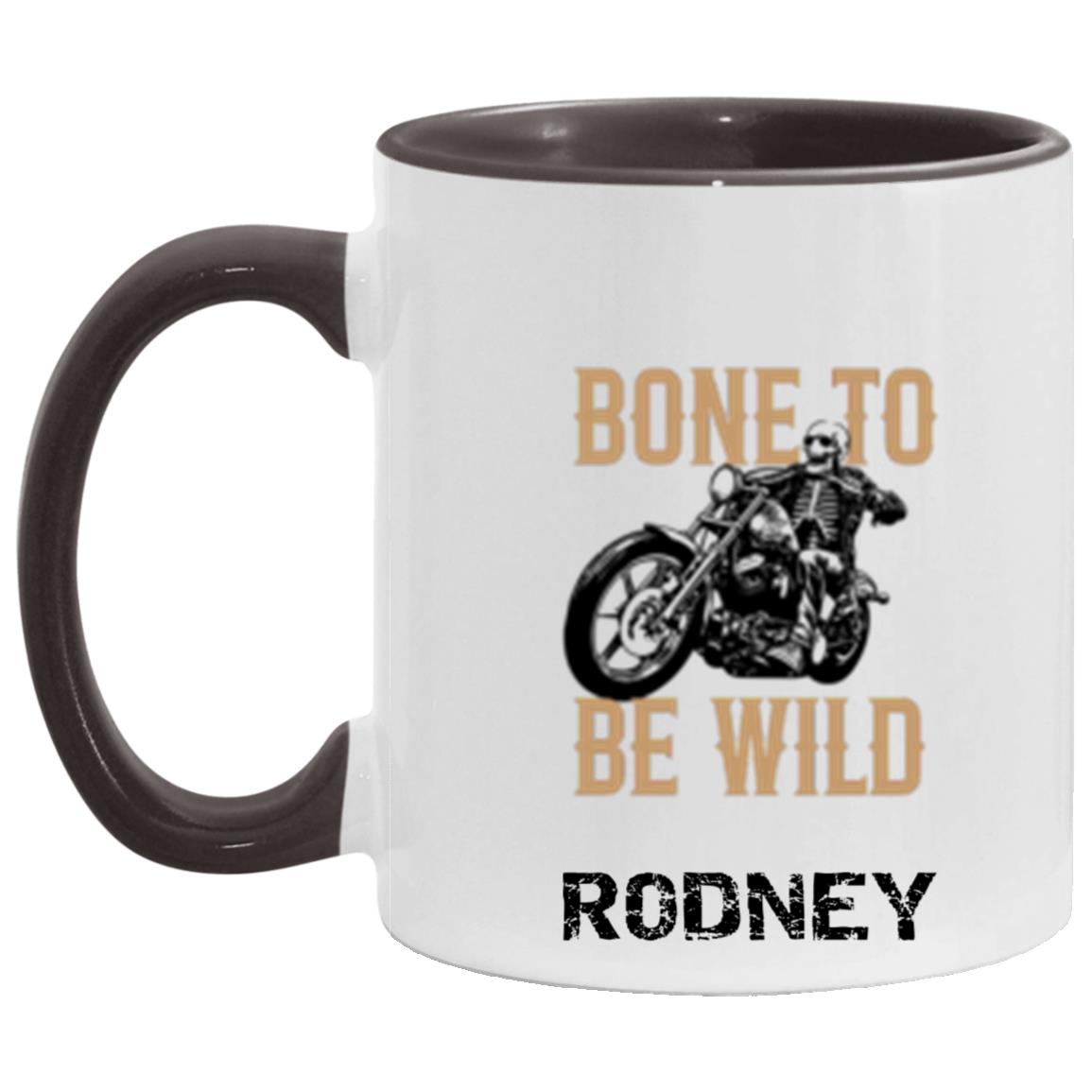 Personalized Accent Mug "Bone To Be Wild"