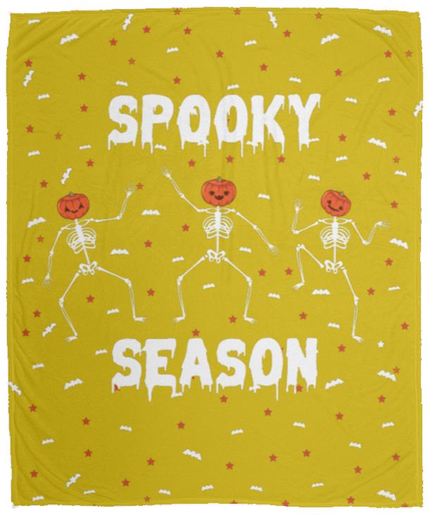 Custom Halloween Movie Blanket "Spooky Season"