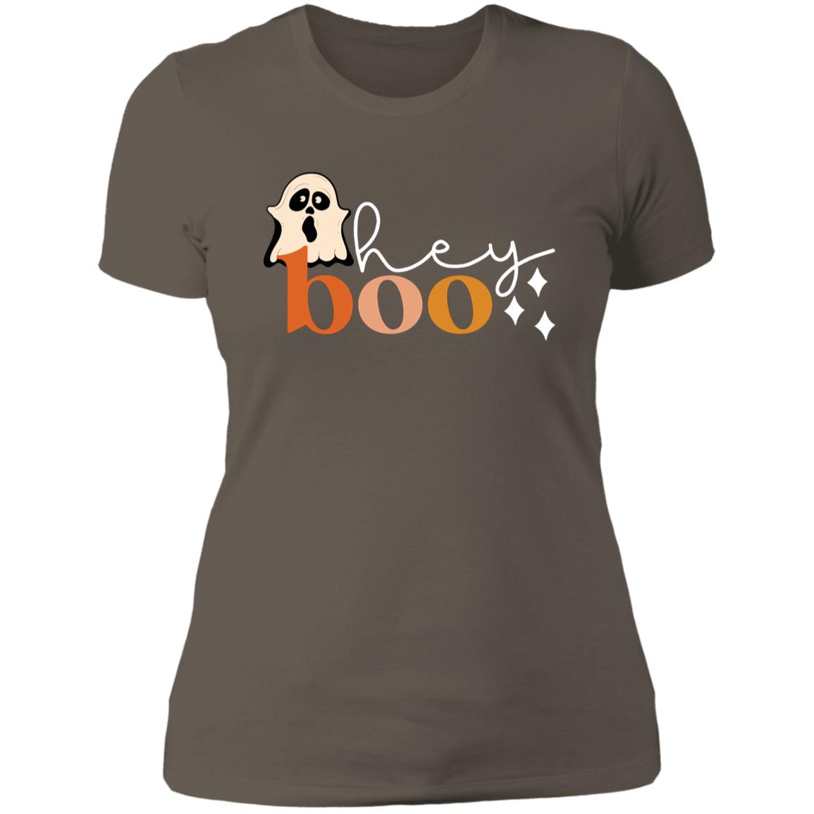 Custom Ladies' Boyfriend T-Shirt "Hey Boo"