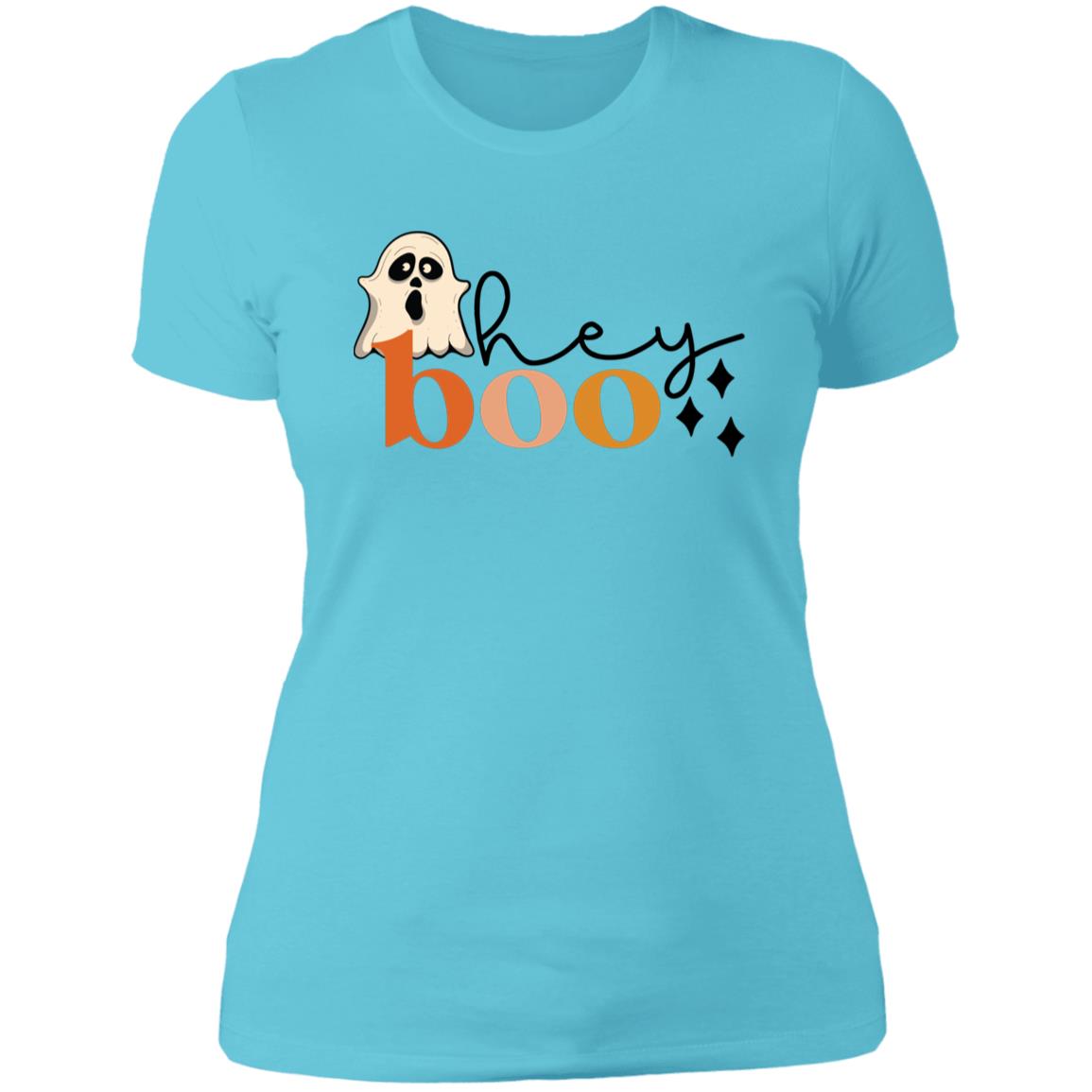 Custom Ladies' Boyfriend T-Shirt "Hey Boo"