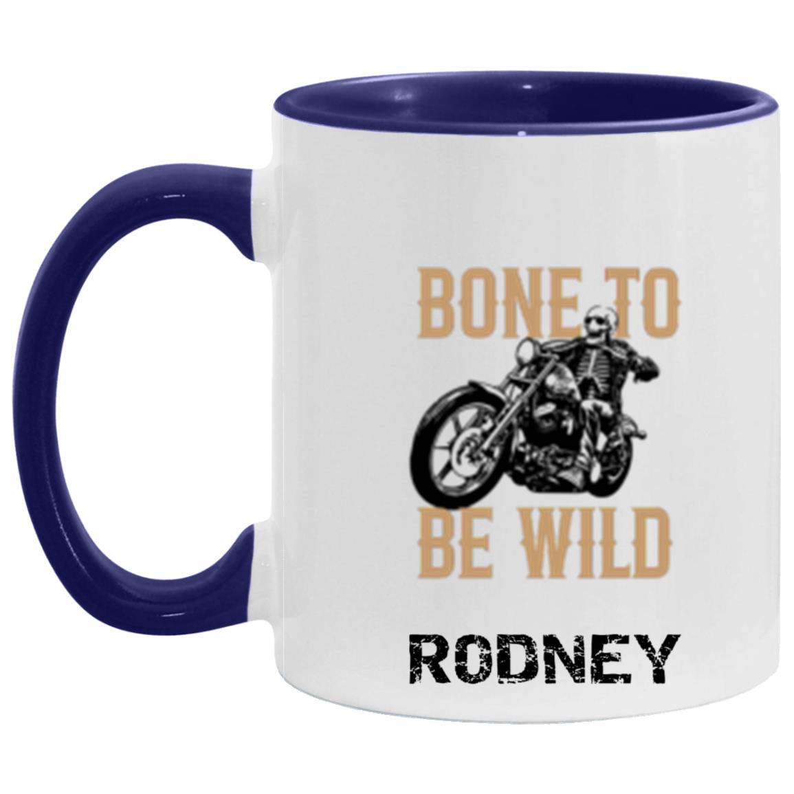 Personalized Accent Mug "Bone To Be Wild"