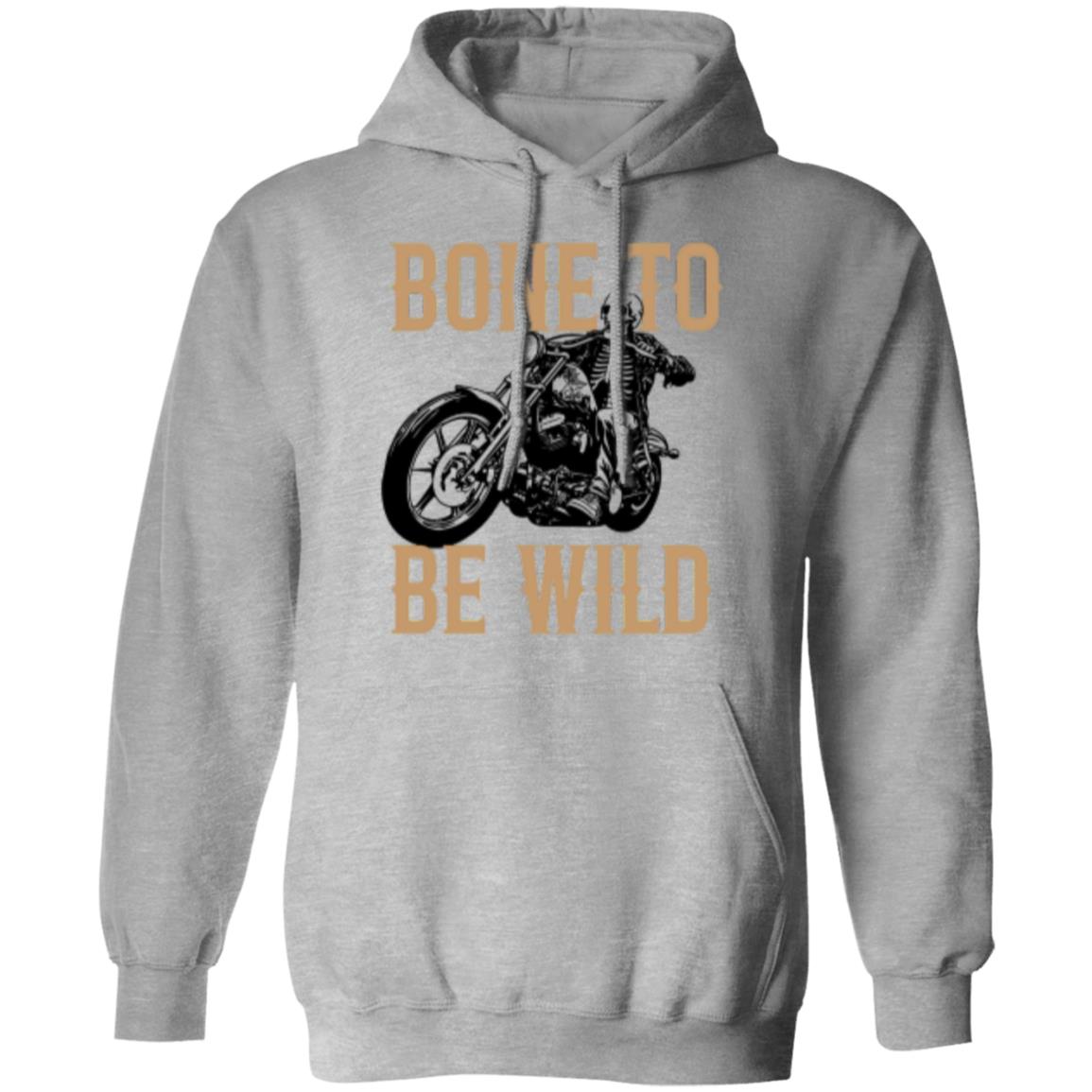 Custom Pullover Hoodie "Bone To Be Wild"