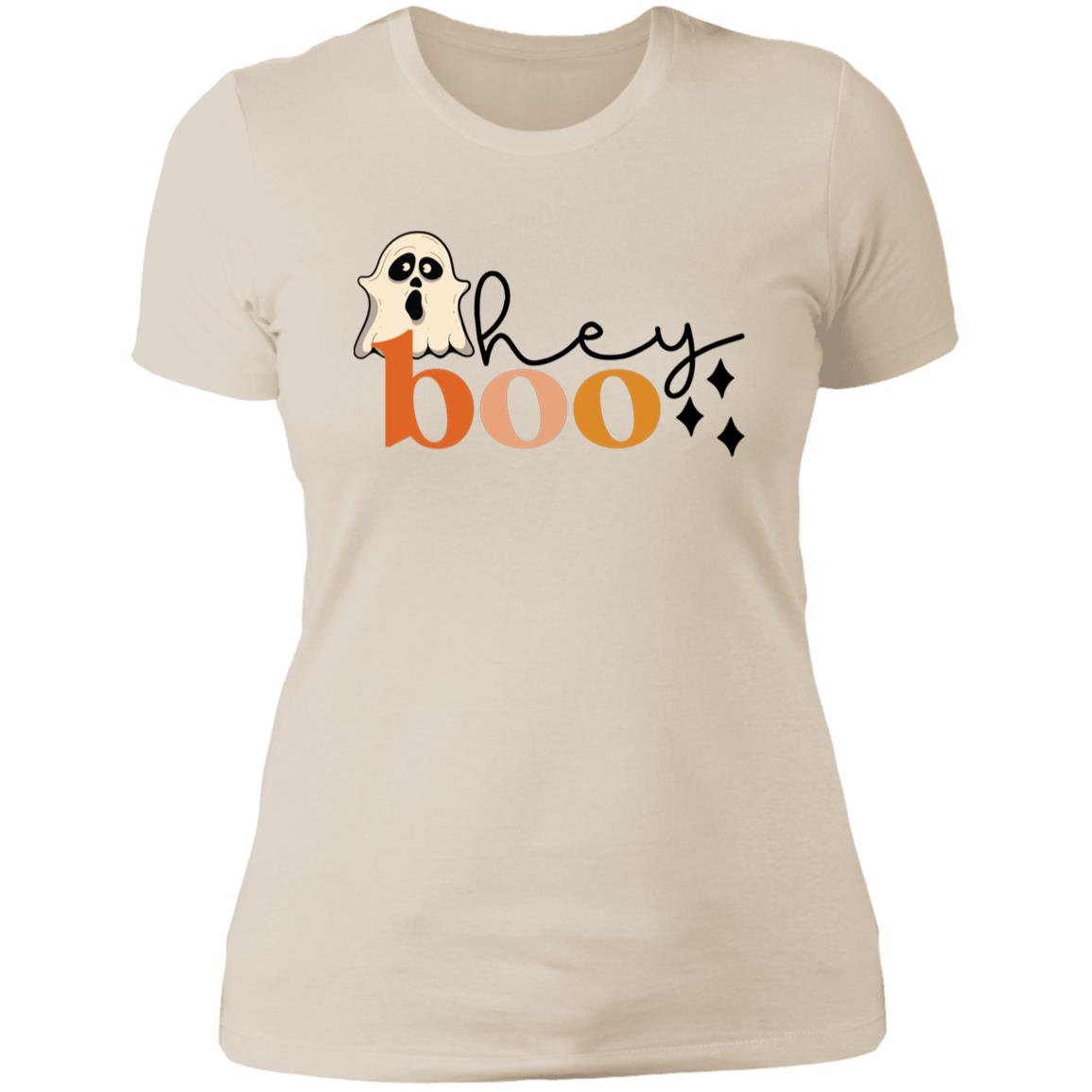 Custom Ladies' Boyfriend T-Shirt "Hey Boo"