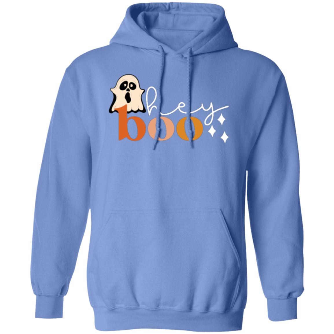 Custom Pullover Hoodie "Hey Boo"