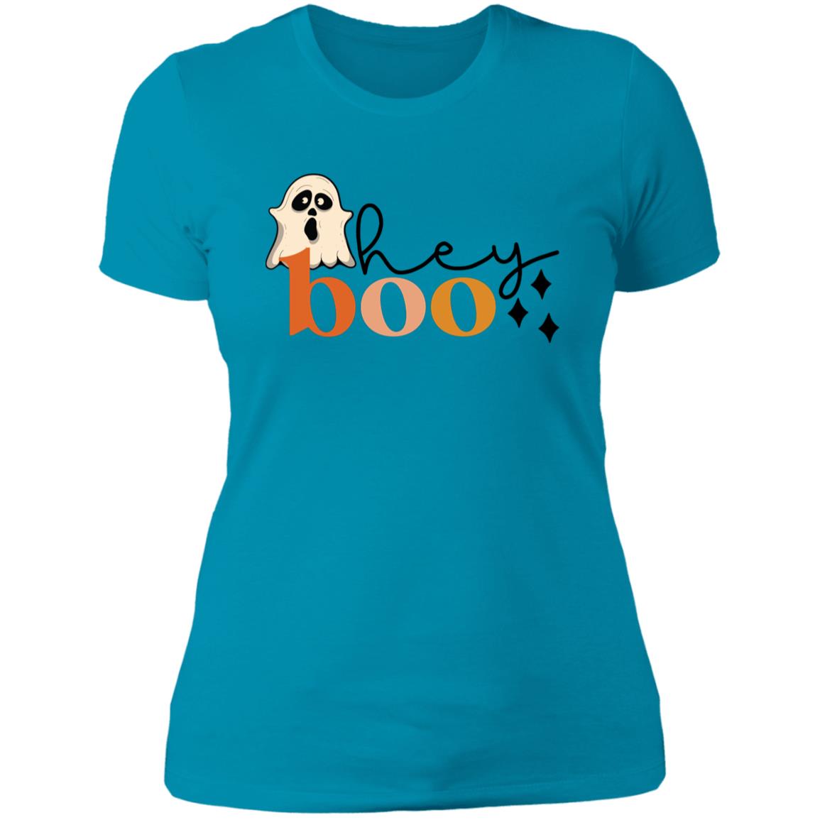 Custom Ladies' Boyfriend T-Shirt "Hey Boo"