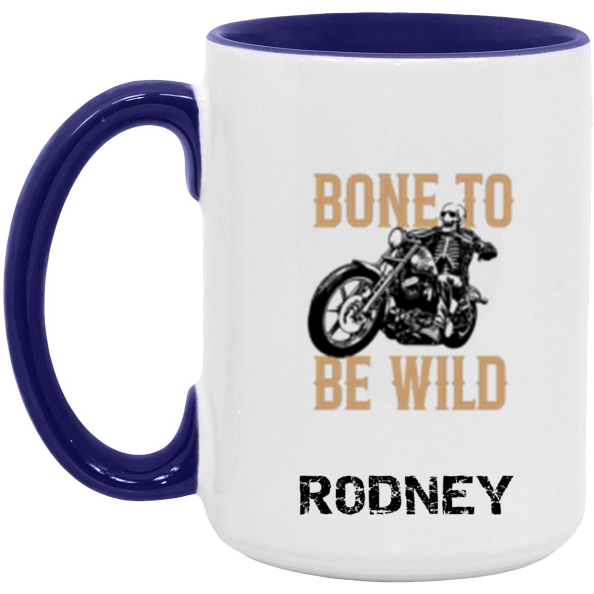 Personalized Accent Mug "Bone To Be Wild"