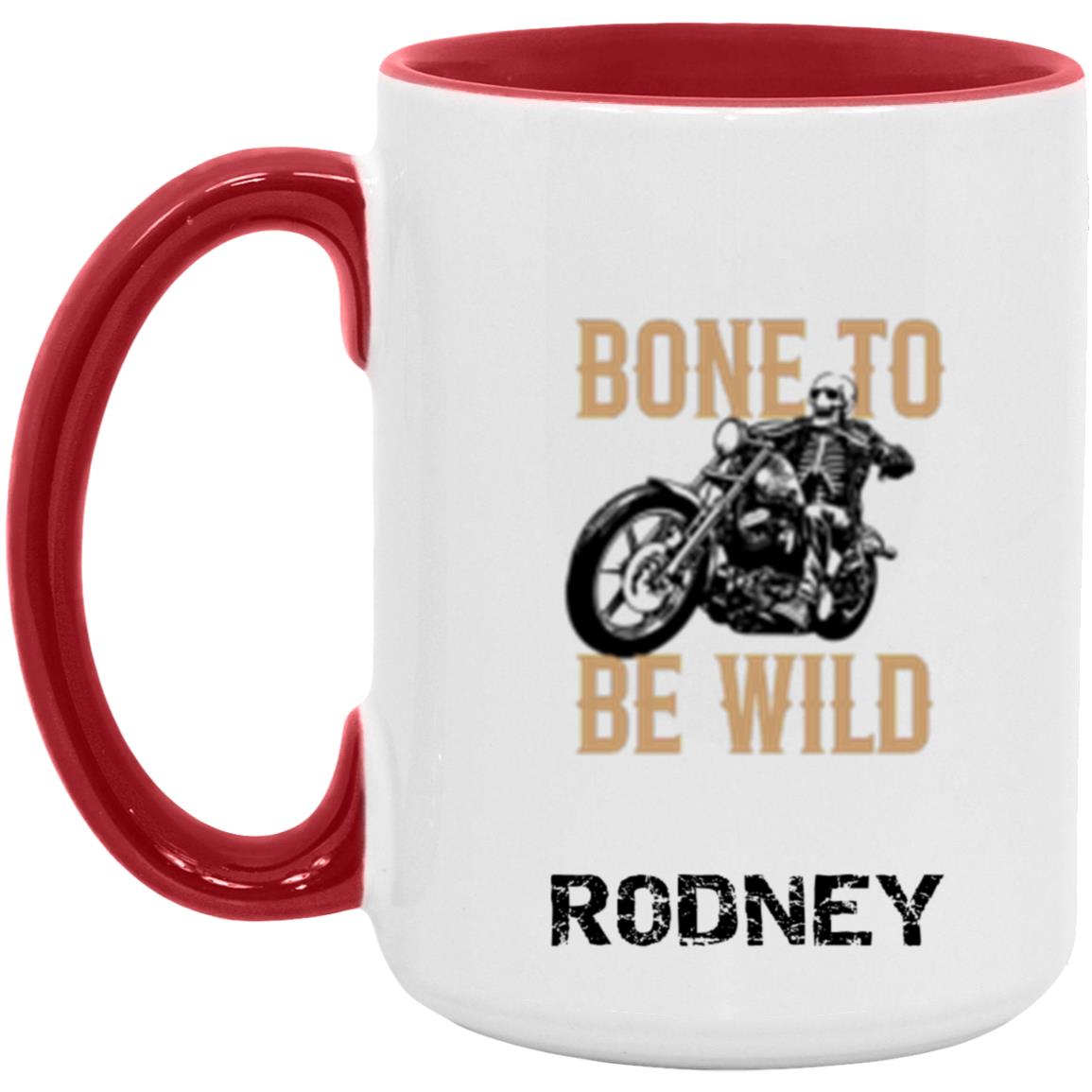 Personalized Accent Mug "Bone To Be Wild"